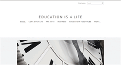 Desktop Screenshot of educationis4life.com